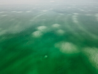 aerial view of the Dead sea