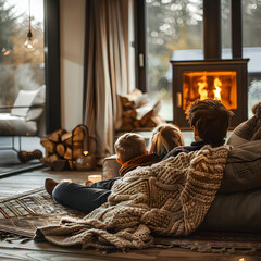 Comforting Family Moments: Showcasing Home as the Ultimate Sanctuary for Relaxation