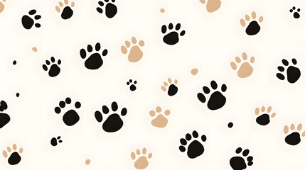 dog paws print pattern abstract graphic poster background