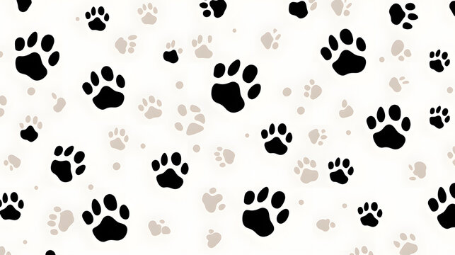 dog paws print pattern abstract graphic poster background