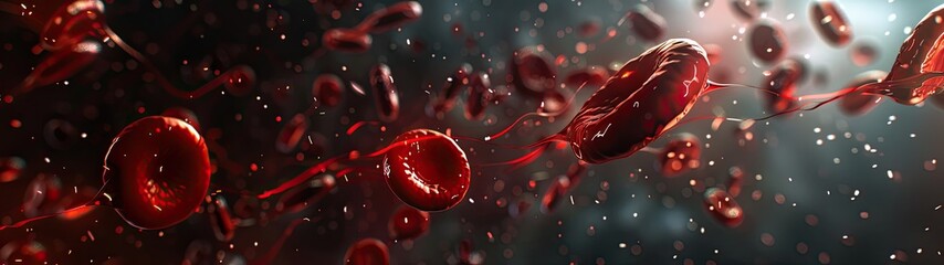 Hyper-detailed visualization of blood cells with realistic 3D rendering