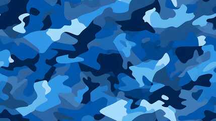 blue camouflage pattern design poster background
