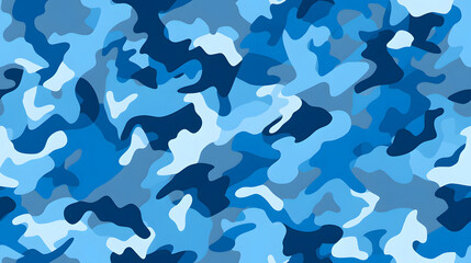 blue camouflage pattern design poster background
