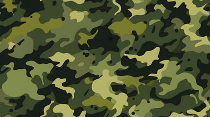Fototapeta premium green camouflage pattern design poster background