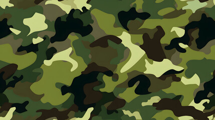 Fototapeta premium green camouflage pattern design poster background