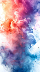 Collaborative Colors: Dynamic Watercolor Strokes Capture the Essence of Team Collaboration - Photo Realistic Concept