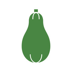 papaya fruit icon vector in trendy style