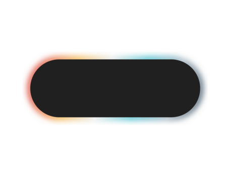 Neon color button. Line rectangle with blur gradient light effect. blurred texture transparent background. Web interface illustration of the internet site report contained in the photo.
       

