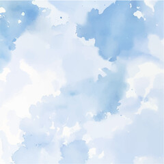 Blue Abstract watercolor background with space, Abstract colorful background, Blue watercolor	