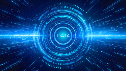 Generative ai collage image picture of web integration online database in desert sand figure over dark neon background,Modern futuristic style. AI generated image