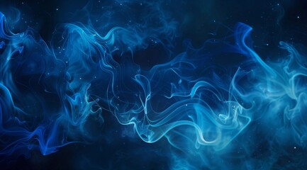 Premium Background. Picture with dark blue smoke, line ears, photography, motion. Luxury art for flyer, poster, notepad. Creative concept.