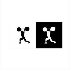  Illustration vector graphic of bodybuilding icon