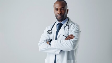 Confident Doctor with Stethoscope