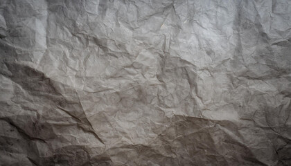 black crumpled paper texture blank dark background with creases