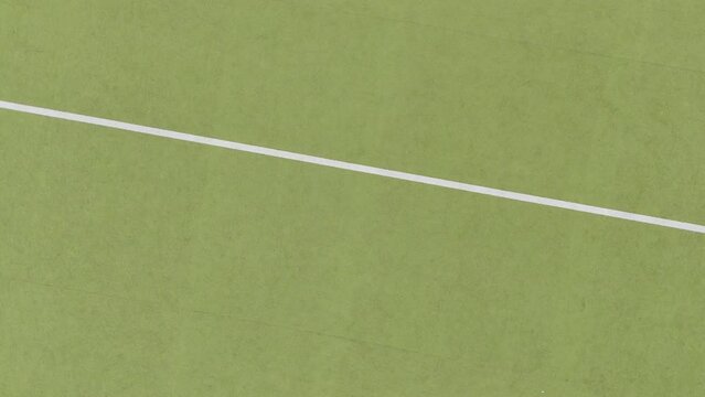 Sportplatz Linien von oben Luftaufnahme Vogelperspektive kreisen