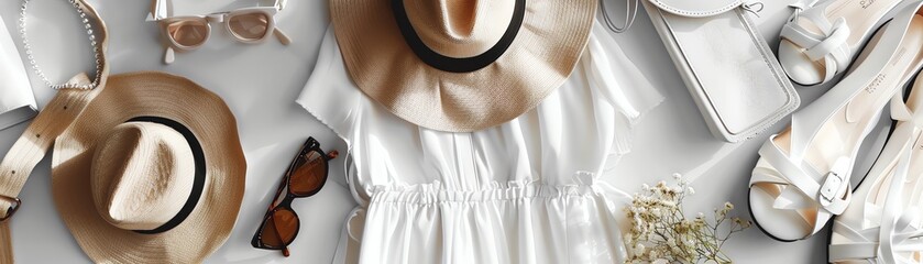 Looking for the perfect summer outfit? Look no further! This white dress is perfect for a day out in the sun