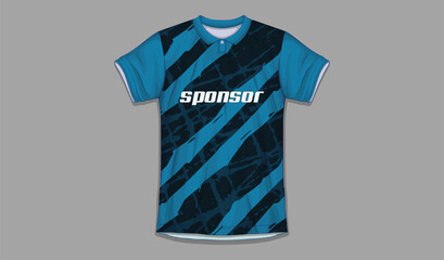 Soccer jersey design for sublimation