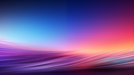 Flowing Color Waves in Abstract Landscape