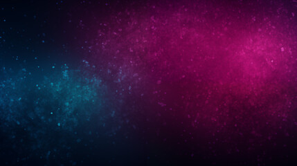 Fototapeta premium Vibrant Pink and Blue Bokeh Background with Sparkling Particles