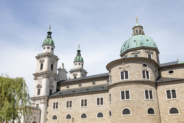 Obraz premium Dom zu Salzburg in der Altstadt von Salzburg