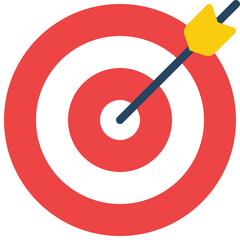 Arrow In Target Icon