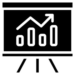 Chart Whiteboard Icon