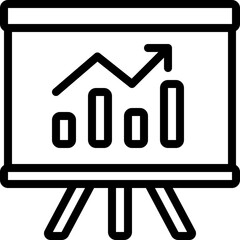 Chart Whiteboard Icon