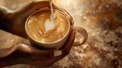 A Beautiful Latte Art Creation