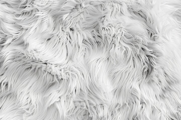 Obraz premium a close up of a white sheep's fur