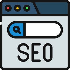 Website Search Engine Optimisation Icon