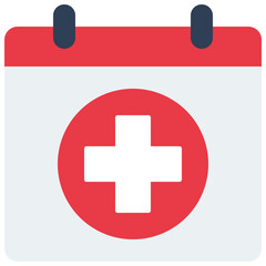Health Symbol Calendar Icon