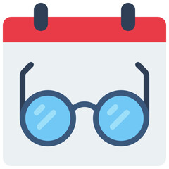 Opticians Appointment Calendar Icon