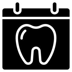 Dentist Appointment Calendar Icon