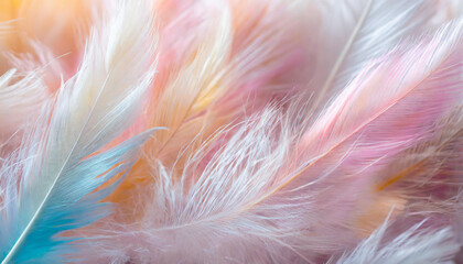 pastel colour feather abstract background texture