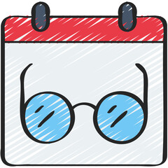 Opticians Appointment Calendar Icon