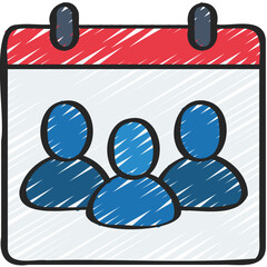 User Group Calendar Icon