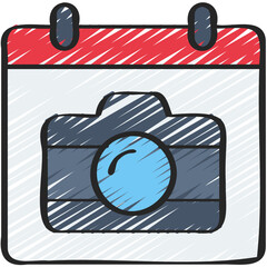 Photography Date Calendar Icon