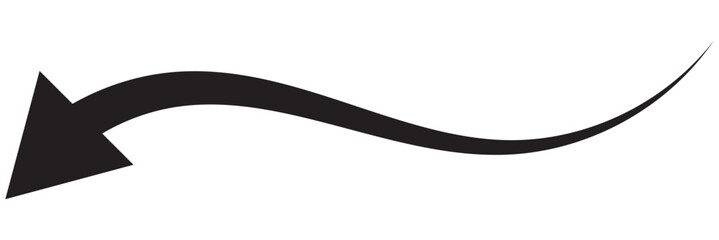 long arrow icon. Arrow pointing . long Arrow vector . arrow or web design.