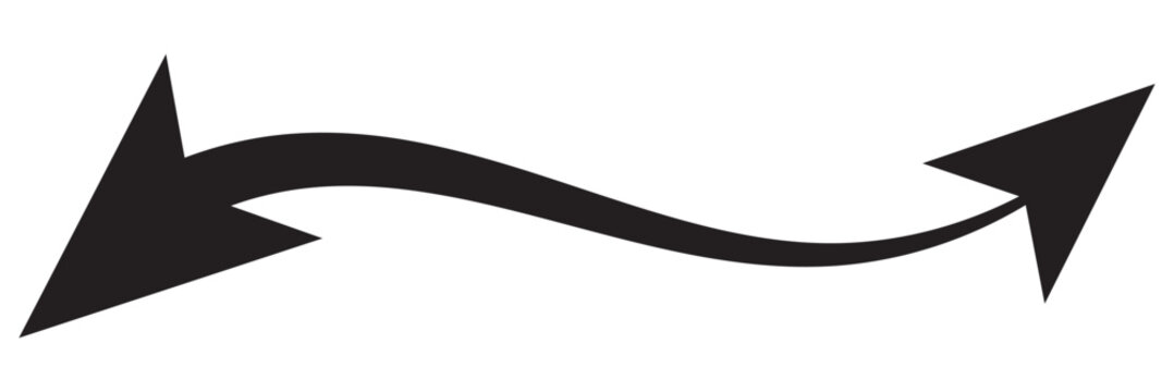 long arrow icon. Arrow pointing . long Arrow vector . arrow or web design.