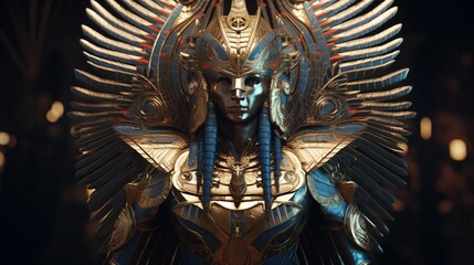 Fototapeta premium Amun - The egyptian god of creation.