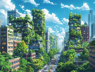 Green Architecture Revolution: Eco-Towers Enhancing Urban Landscapes