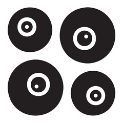 googly eyes glyph icon