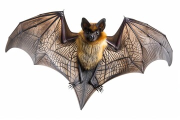 lyles flying fox bat isolated on white highquality animal photo cutout
