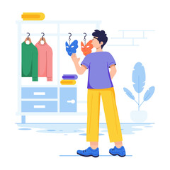 Download flat illustration of personality disorder 