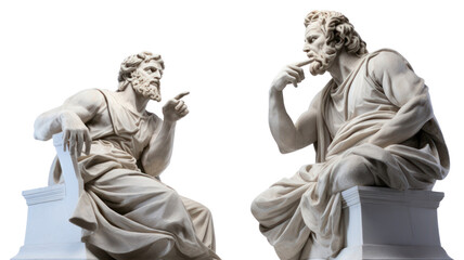 Obraz premium PNG Greek sculpture talking statue toothbrush person.