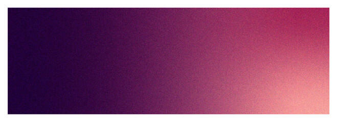 Abstract background featuring a smooth gradient transition from deep purple to pink with a noticeable film grain overlay for a vintage or textured design effect