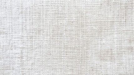 Fototapeta premium White canvas texture. Generative AI
