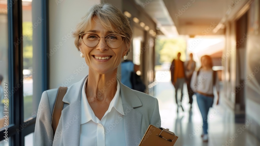 Sticker A Confident Professional Woman Smiling