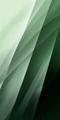 Sleek abstract wallpaper with sharp gradient transitions from deep green to pale green