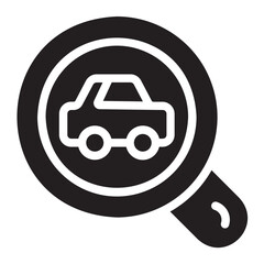 searching glyph icon